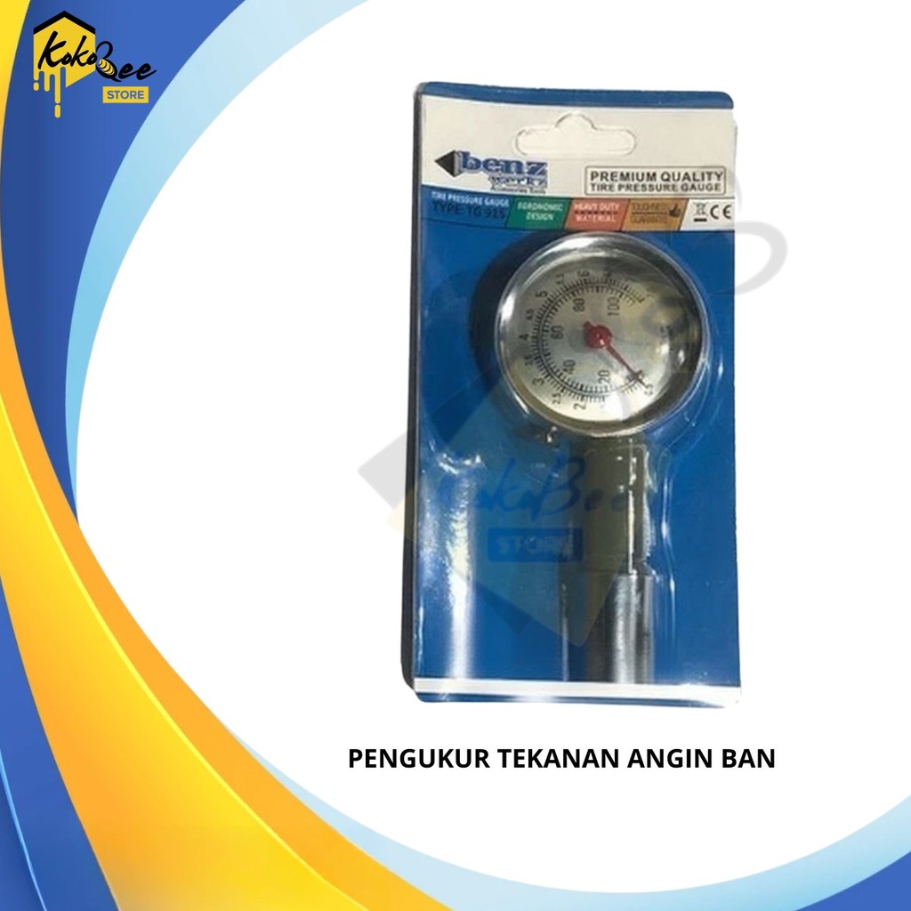 Pengukur Tekanan Angin Ban / Tyre Pressure Gauge / Alat Ukur Ban Benz TG-915 tire pressure gauge