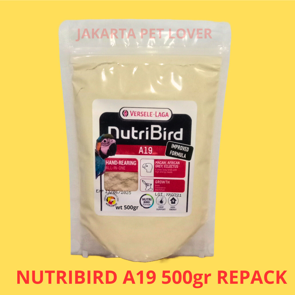 NUTRIBIRD A21 800 GRAM PAKAN LOLOH ANAKAN BURUNG BUBUR LOLOHAN MAKANAN BURUNG LOVEBIRD NURI KENARI