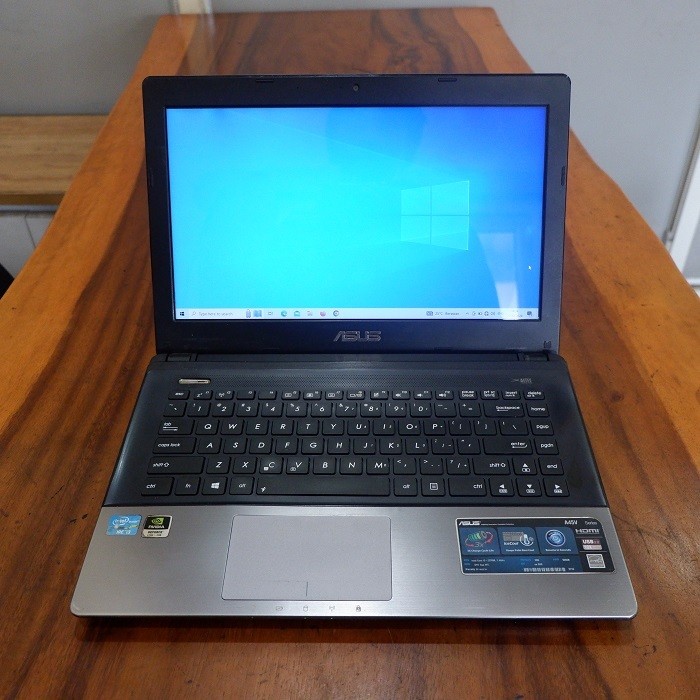 Laptop Asus K45VD Intel Core i3-2370M NVIDIA 610M Ram 4Gb Hdd 500Gb SCU19390 Normal Siap Pakai - Lap