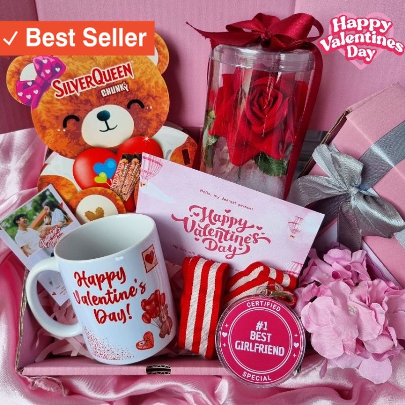 Termurah Kado viral hadiah istri pasangan pacar kekinian / Kado Mug Valentine / Hampers Coklat Berua