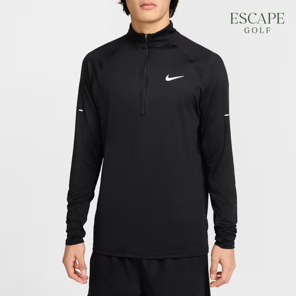 Kaos Polo Golf Lengan Panjang Quarter Zip | Nike Stride Men’s 1/4-Zip Top