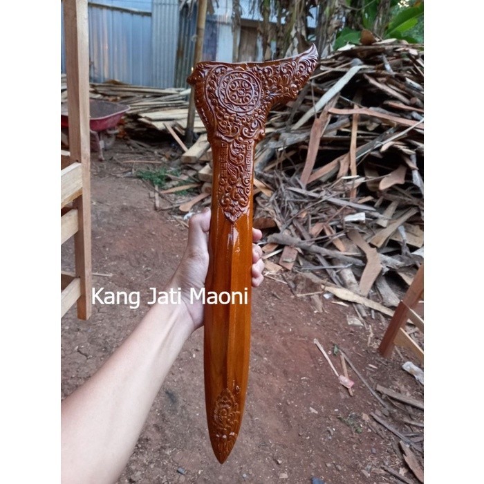 Warangka Keris Full Ukiran Top Buat Patrem Standrt Sudah Lubang