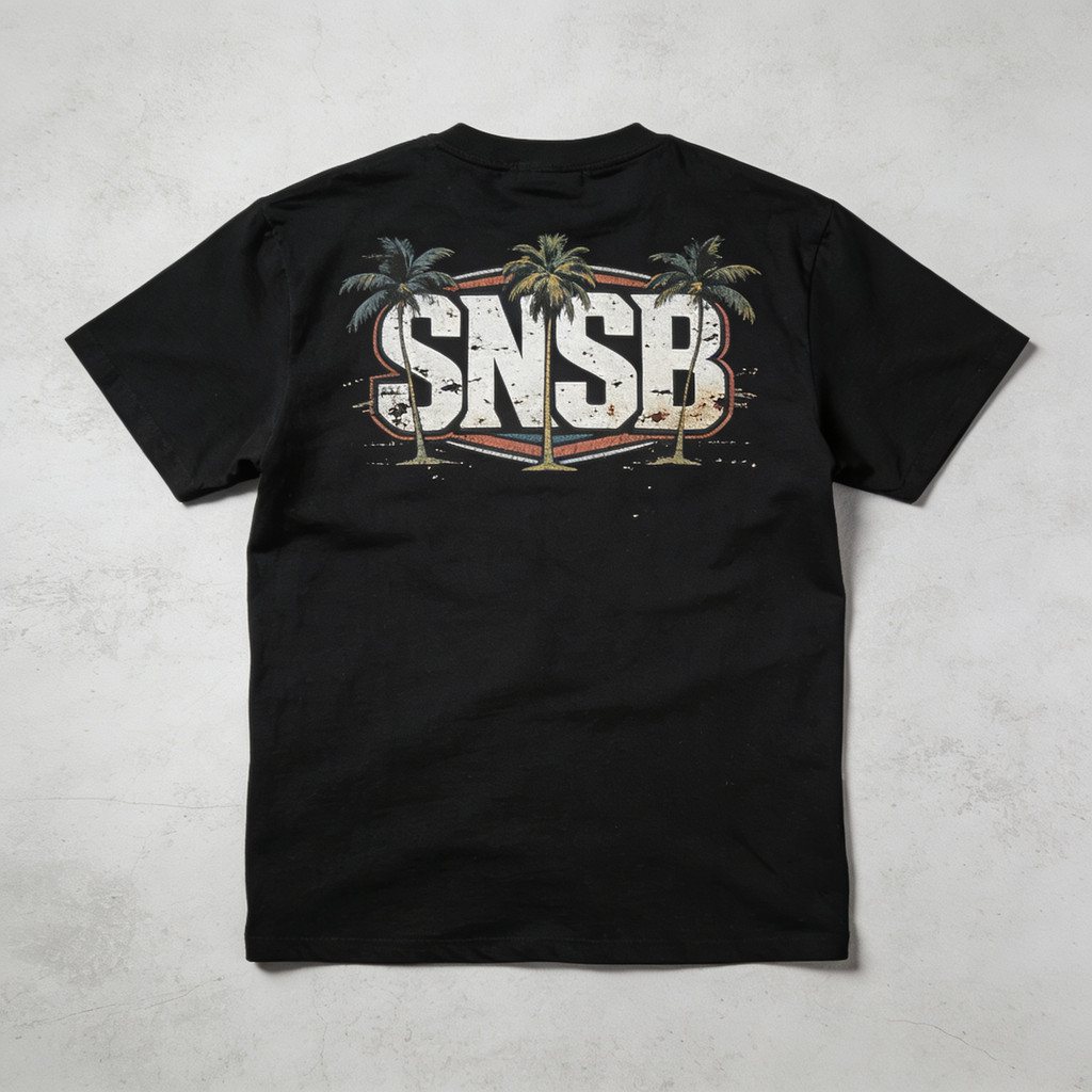 Kaos SNSB Dice & Clock Design Cotton T-Shirt kaos pria baju kaos pria distro original 100%
