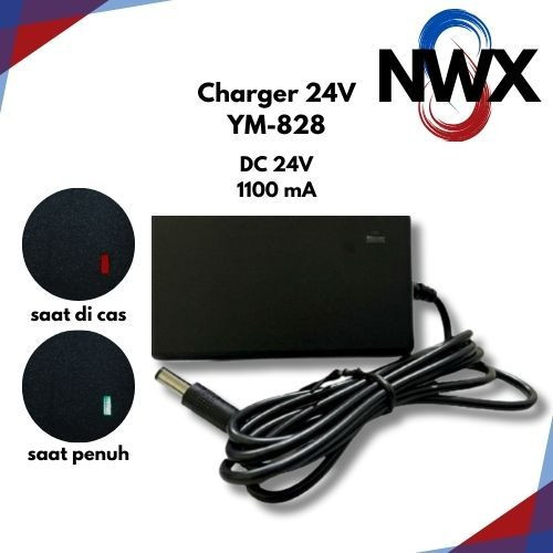 MAGELJAYA Charger 24 Volt PMB Exotic Cas 24V Lampu Indikator YKT Unikid SHP NWX88 Mobil Motor Aki Ma