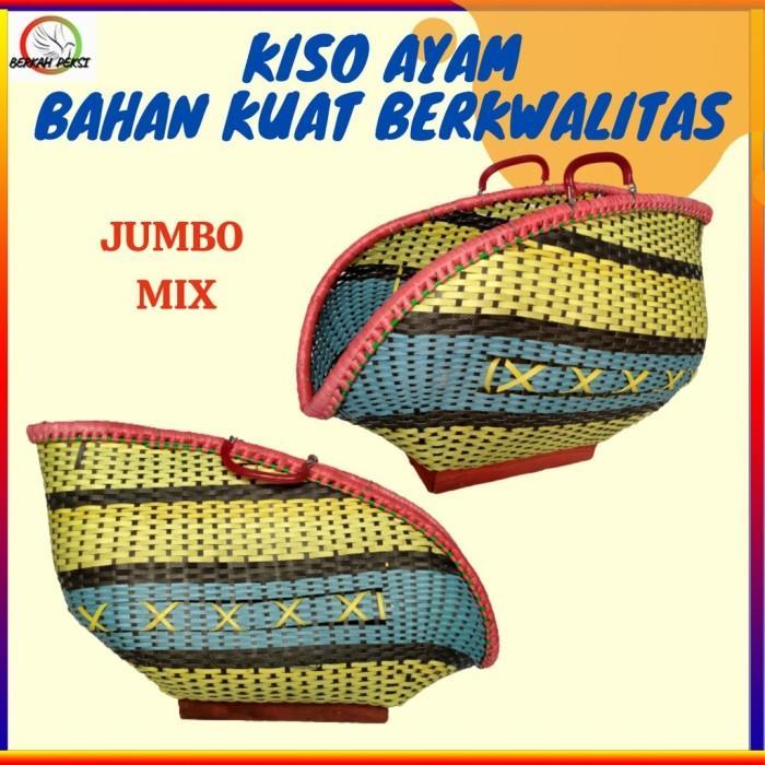 Tas Kiso Ayam Bangkok Jumbo Super Besar Kuat Harga Murah Bahan Rotan + Plastik Fiber