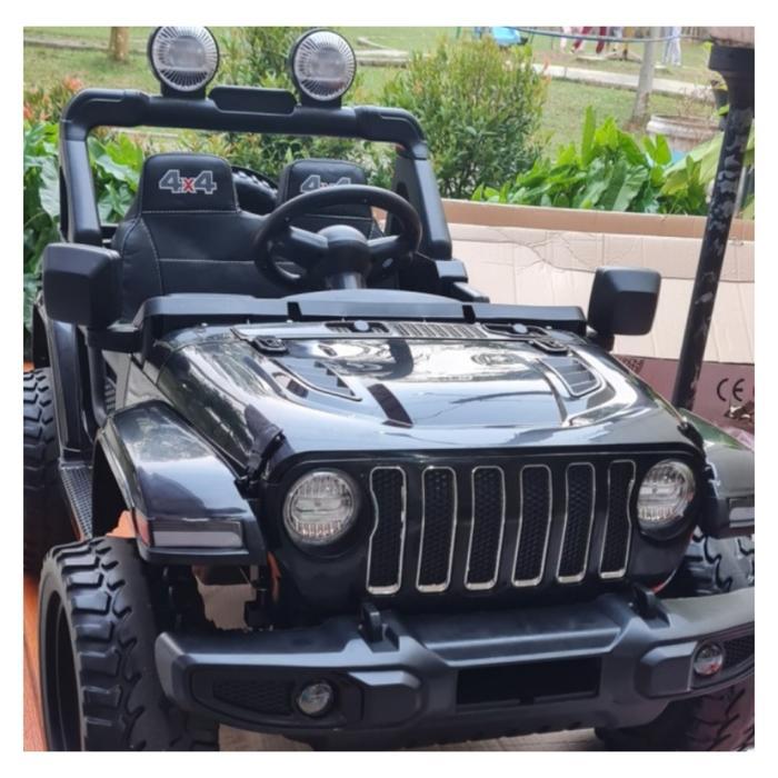 Mobilan Jeep Aki Besar 4 Dinamo Kokoh Hingga 40 Kg Remot Kontrol