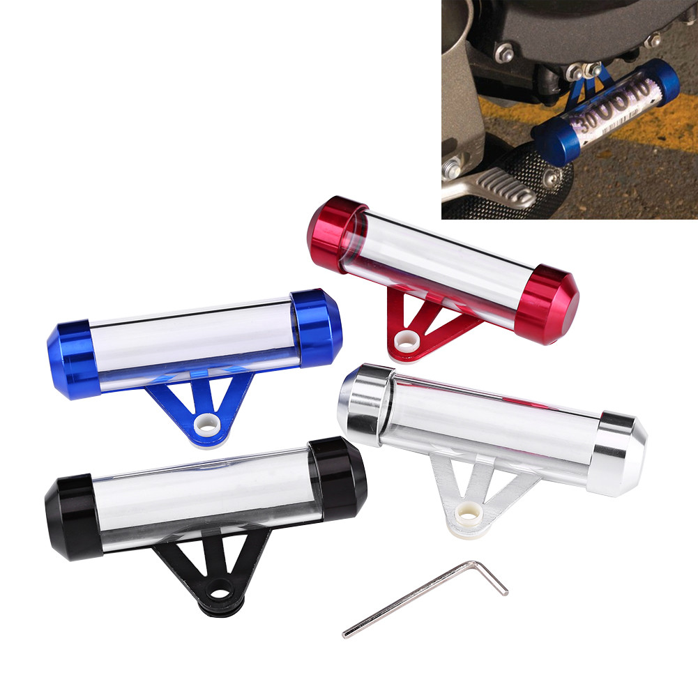 Tax Disc Tube Tax Holder Frame Tax Tube Universal Motorcycle Motorbike Secure Tax Disc Tube Cylindri
