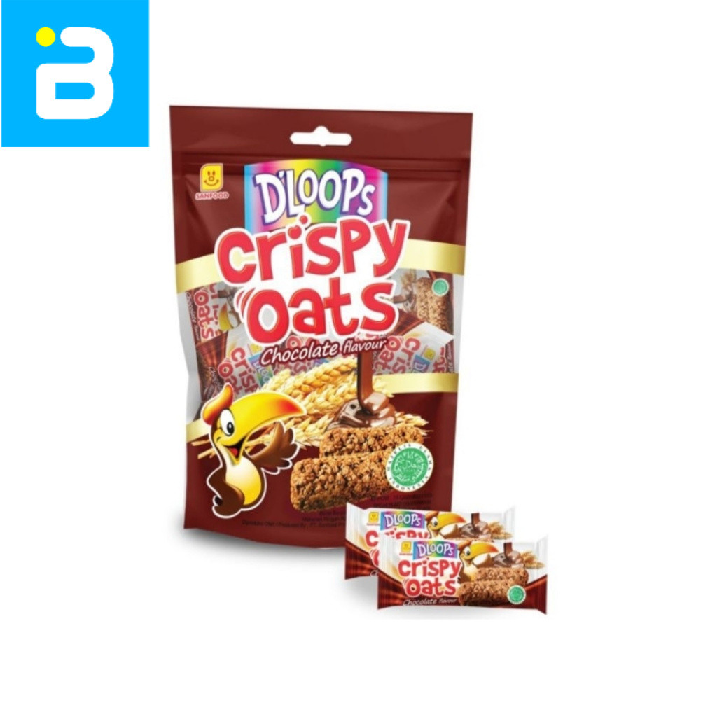 D'loops Crispy Oats Chocolate 10x10G