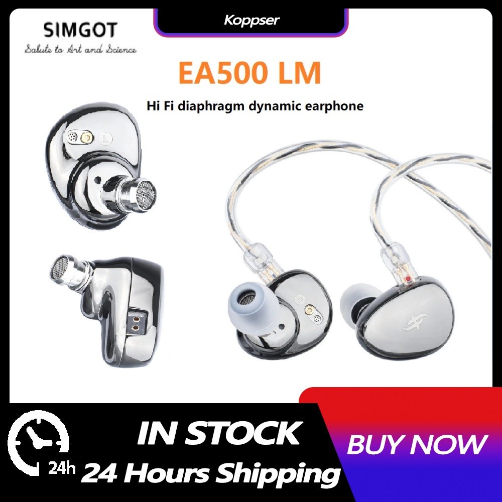 SIMGOT EA500 LM Earphones The 2nd Generation Of Dual-Magnet & Dual-Cavity Lithium-Magnesium Diaphrag