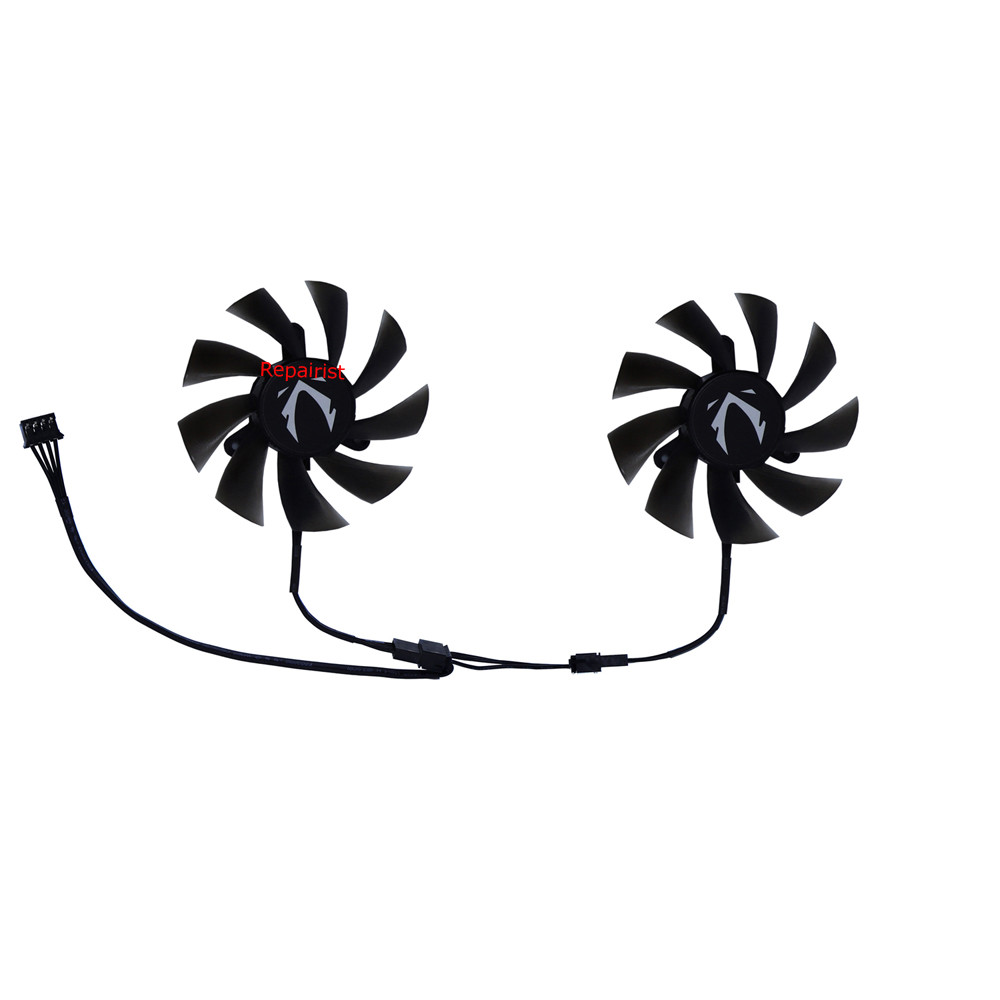 2Pcs/Set,T129215SU,FL8015 12VB,GPU Card Cooler Fan For JIESHUO Notebook RTX 3070M 3070 M 8g,For Nvia