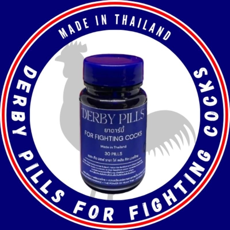 DERBY PILLS BOOSTER BIRU ORIGINAL DOPING KAPSUL VITAMIN SABUNG AYAM ADUAN PETARUNG IMOPRT THAILAND