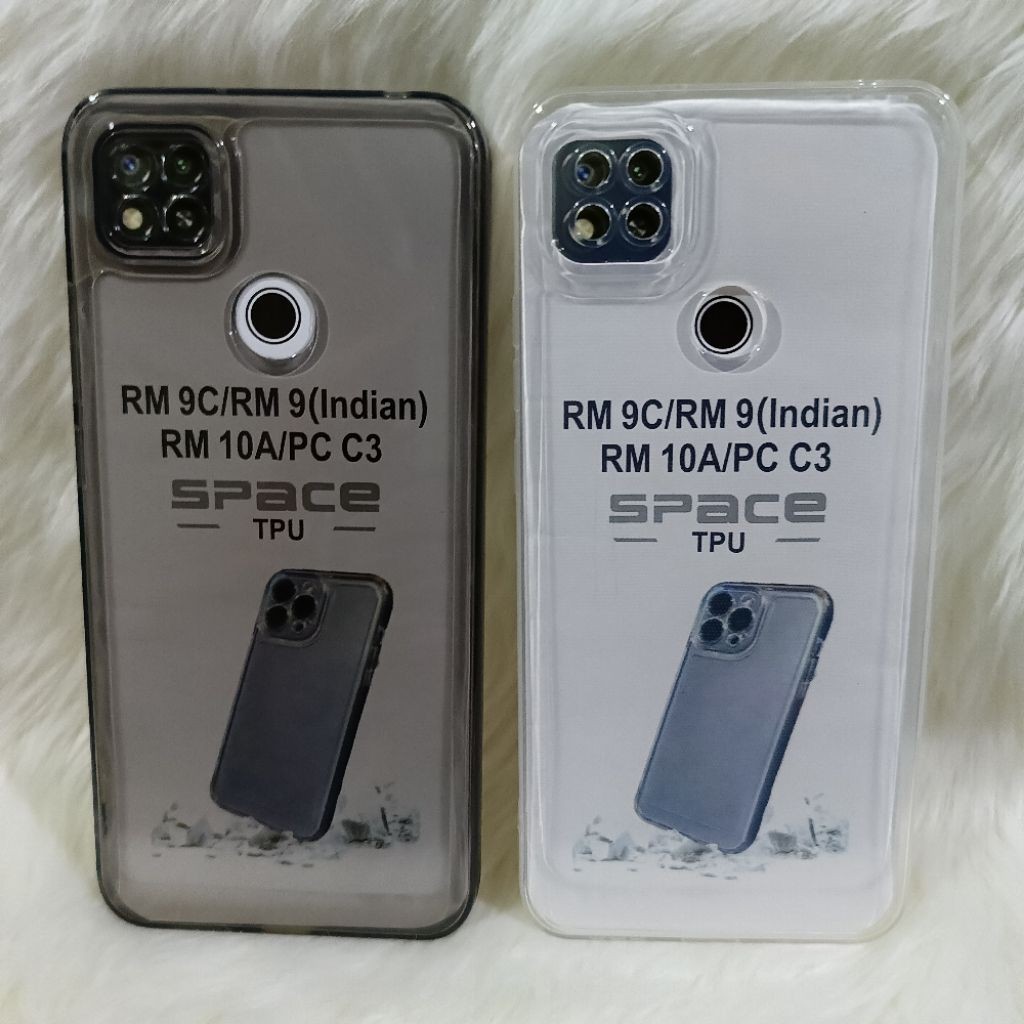SoftCase Casing Redmi 9C/10A Silikon Bening Trasparan Pelindung Belakang HP+Camera
