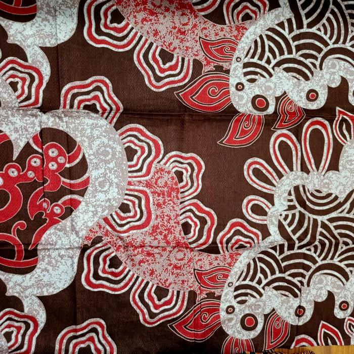Kain batik dobby motif mega mendung