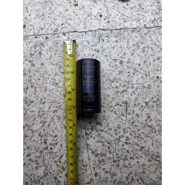 elco rubycon hitam 80v 10000uf mf elko kapasitor power supply amplifier
barang sesuai foto original