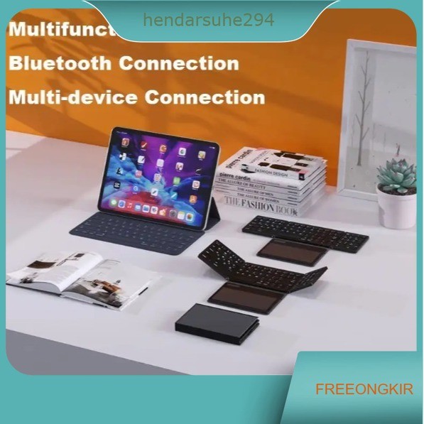 Keyboard Lipat Multi Device Conection / Keyboard Lipat Touchpad Besar /Keyboard Lipat Multi Device C