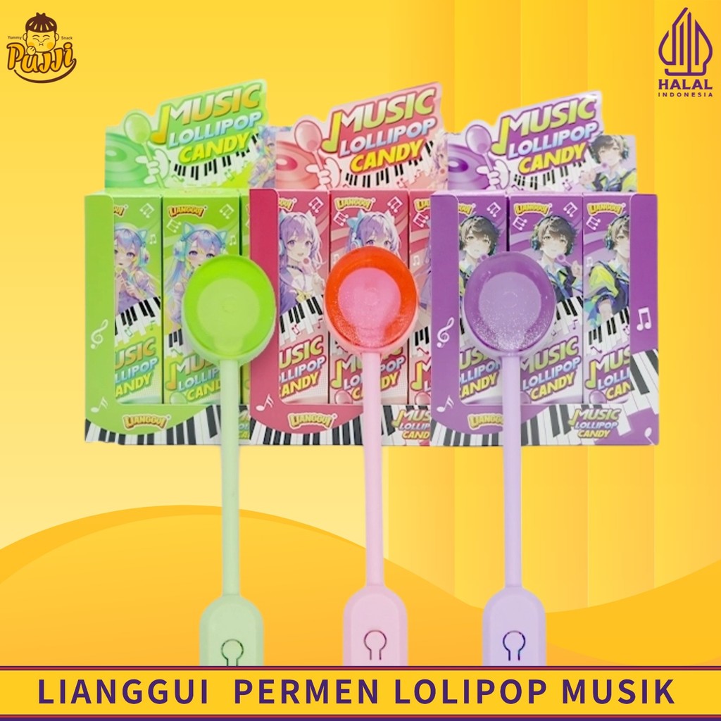 LIANGGUI Permen Musik Lolipop permen yang lagi viral