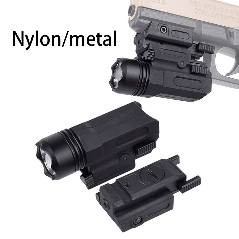 Tactical Airsoft Mini Pistol Light Red Dot Sight Airsoft Handgun Flashlight Combo for 20mm Rail Gloc