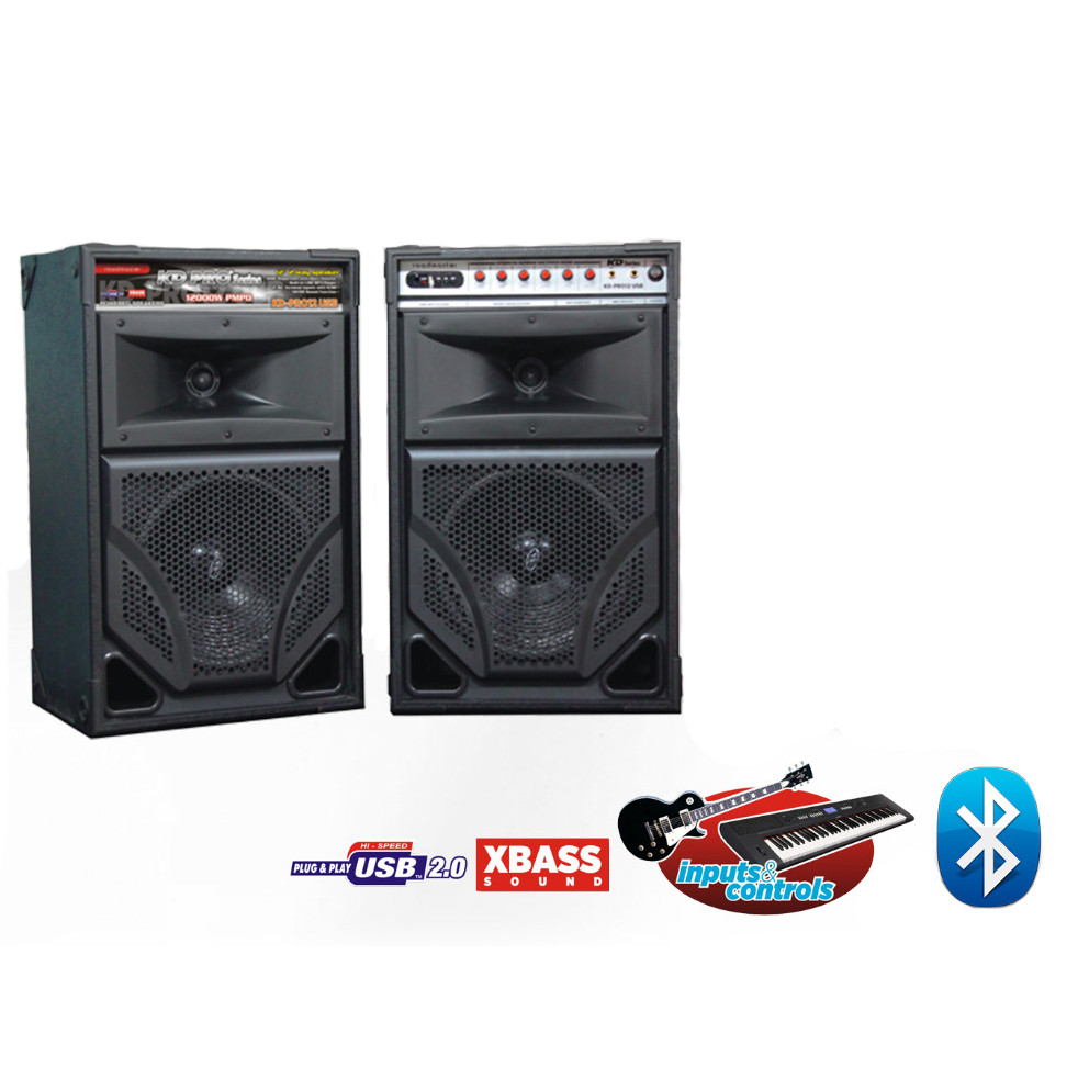 Roadmaster Speaker Aktif KD PRO 12BT Single 12 Inch, Bluetooth, USB Port