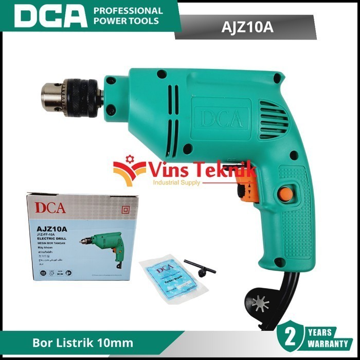 DCA AJZ10A Mesin Bor Listrik Electric Drill 10mm AJZ 10A