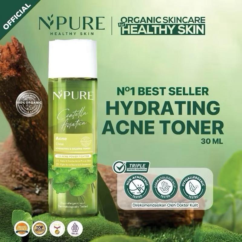Bzee.Store -￼NPURE Cica Acne Toner 150 ml | NPURE Toner Cica Acne Toner 30ml | Acne Toner / Toner Ku