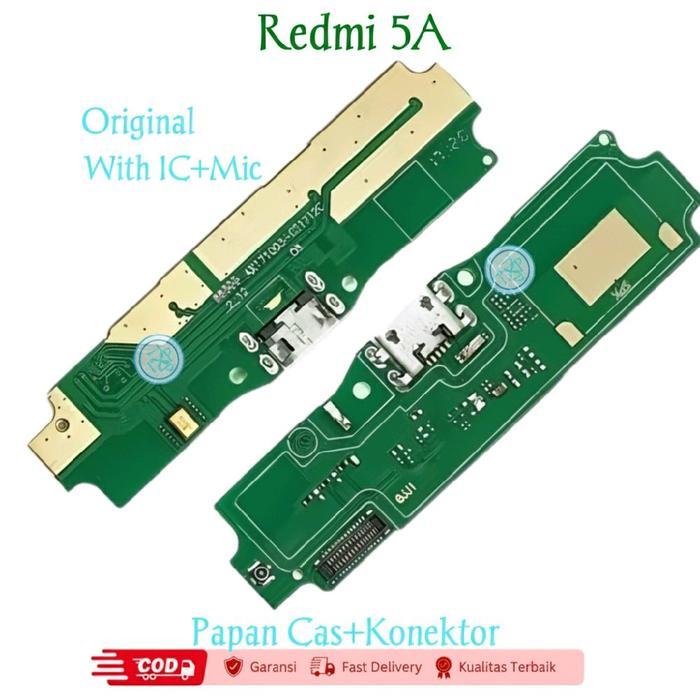 Board Papan Cas Konektor Untuk Redmi 5a Ui Board Papan Cas Konektor Plug In Pcb Full Komponen IC+Mic