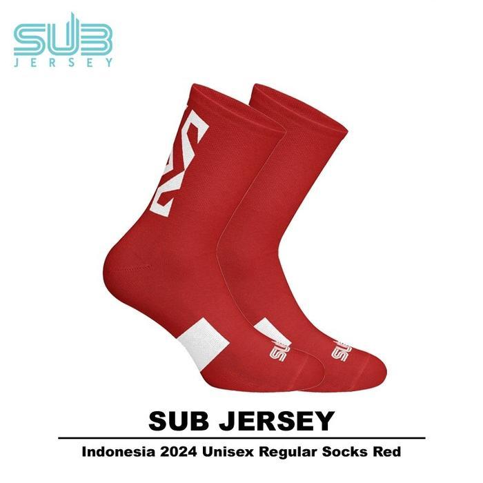 SUB JERSEY SOCK INDONESIA 2024 UNISEX REGULAR KAOS KAKI SEPEDA CYCLING SOCKS