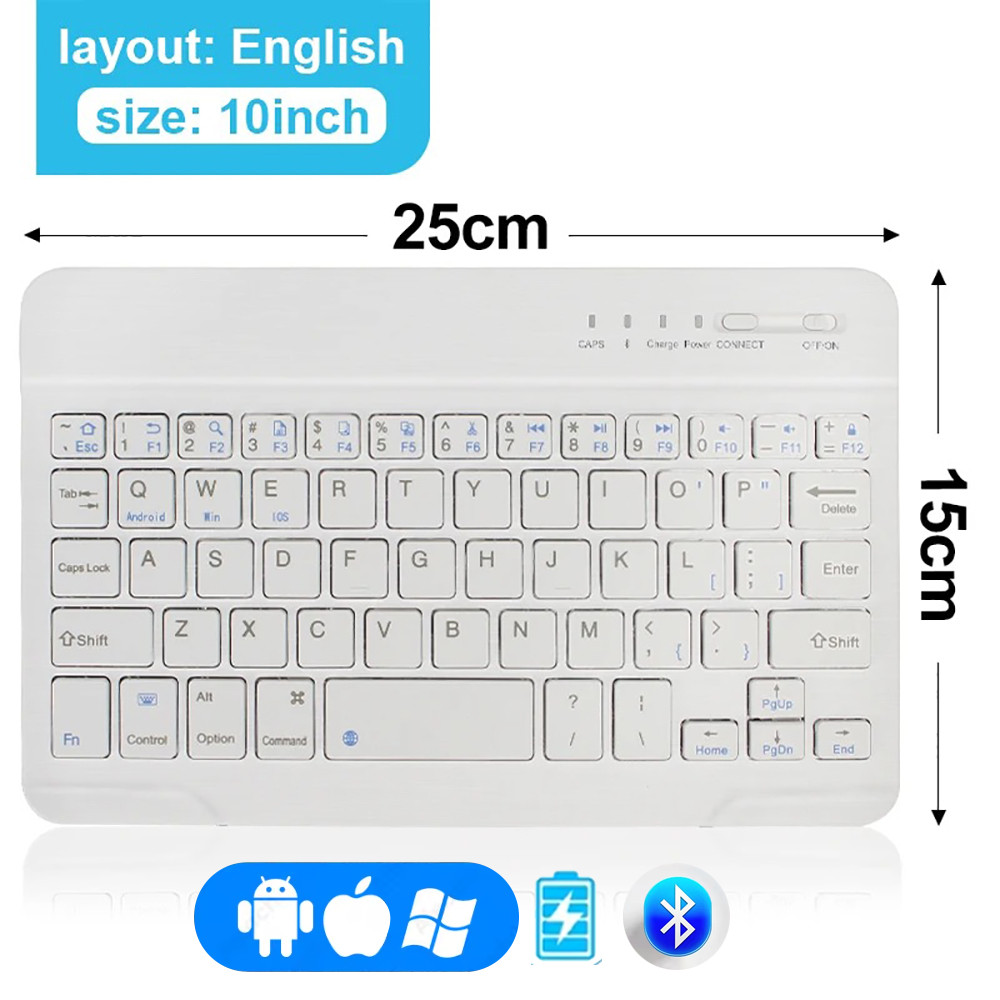 Dual-Mode Bluetooth 5.0 Keyboard 2.4G Wireless Keyboard 3-BT Rechargeable Gaming Keyboard For Laptop