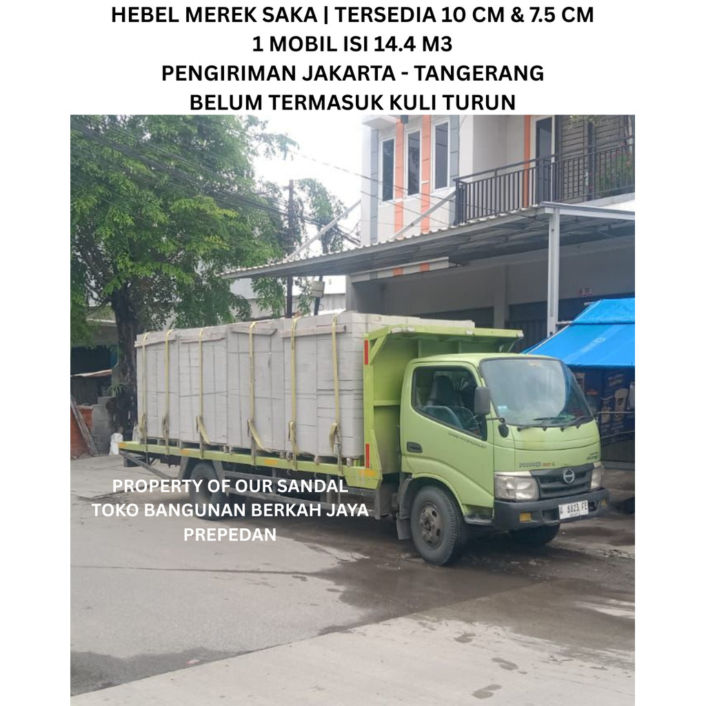 [OUR.BUILD] Hebel Bata Ringan SAKA Best Quality Bahan Bangunan Bata Putih Jakarta Tangerang 10 cm da