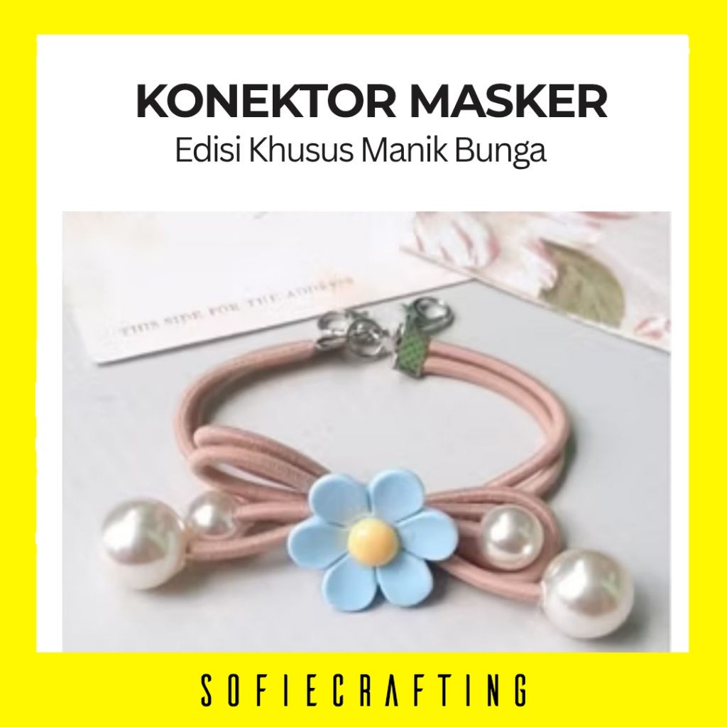 SOFIECRAFTING KONEKTOR MASKER MANIK BUNGA vol.1 BEADWORKS BAHAN CRAFT