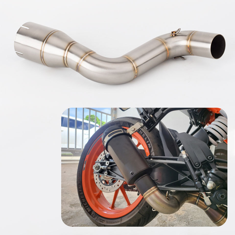 Motorcycle Duke 200 exhaust  RC200 muffler 200 DUKE link pipe DUKE 200 exhaust link pipe  20212022