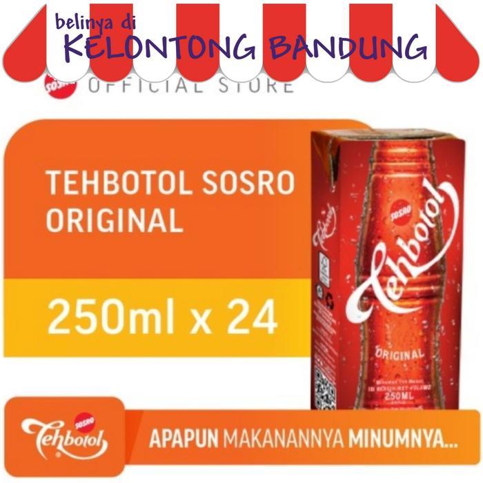 Teh Botol Sosro 250ml - 1 Dus isi 24 Kotak 250 ml