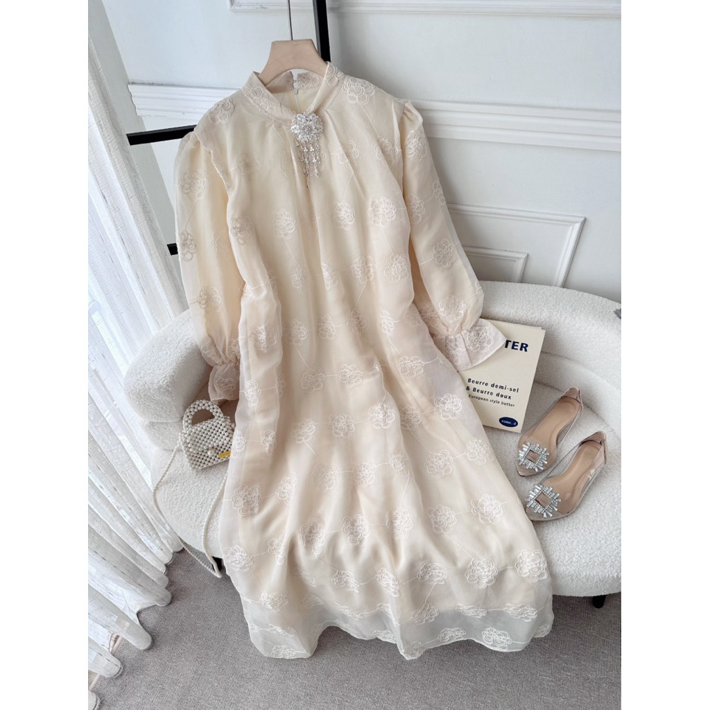 CANDY LADY Zoora Midi Dress / Gamis Wanita Terbaru Dress Lebaran Premium Bestseller Terlaris 2026