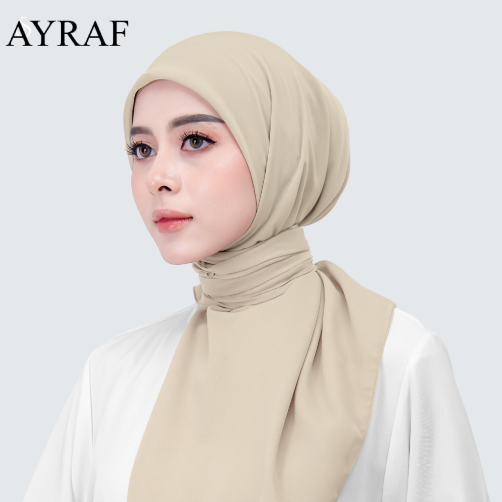 Hijab Bella Square Premium Polycotton Size 115x115 Anti Letoy Best Quality / Hijab Segiempat Bella S