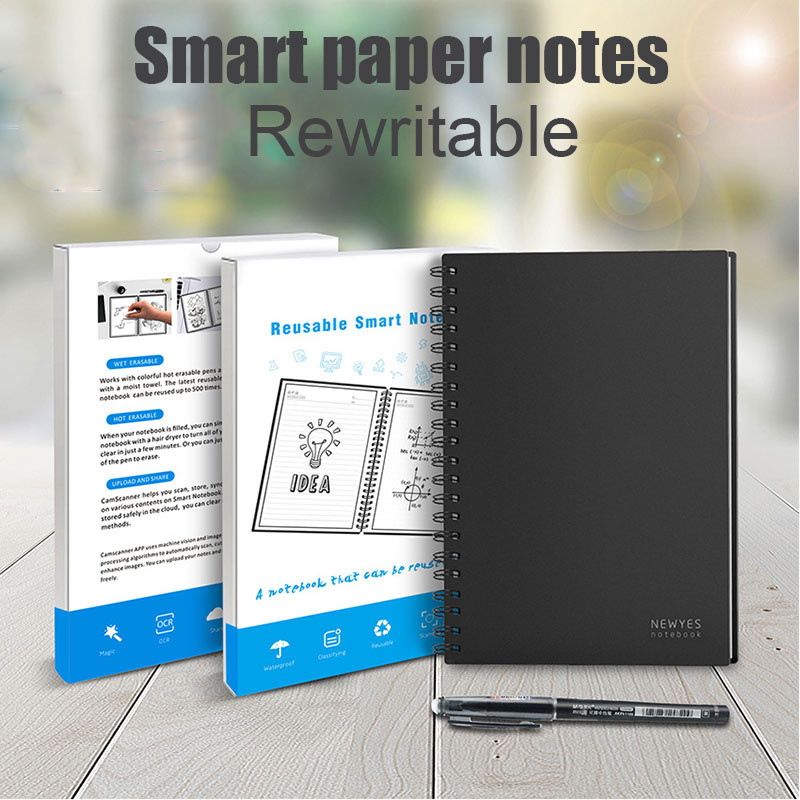 Elfinbook Smart Reusable Erasable Spiral A5 B5 Notebook Paper Notepad Journal Drawing Painting Pocke