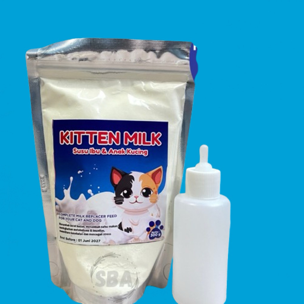 Dot Kucing + Susu Kucing Baru Lahir Paket Hemat Susu Kucing Dan Dot Kucing Biomilk 100gr Bisa COD