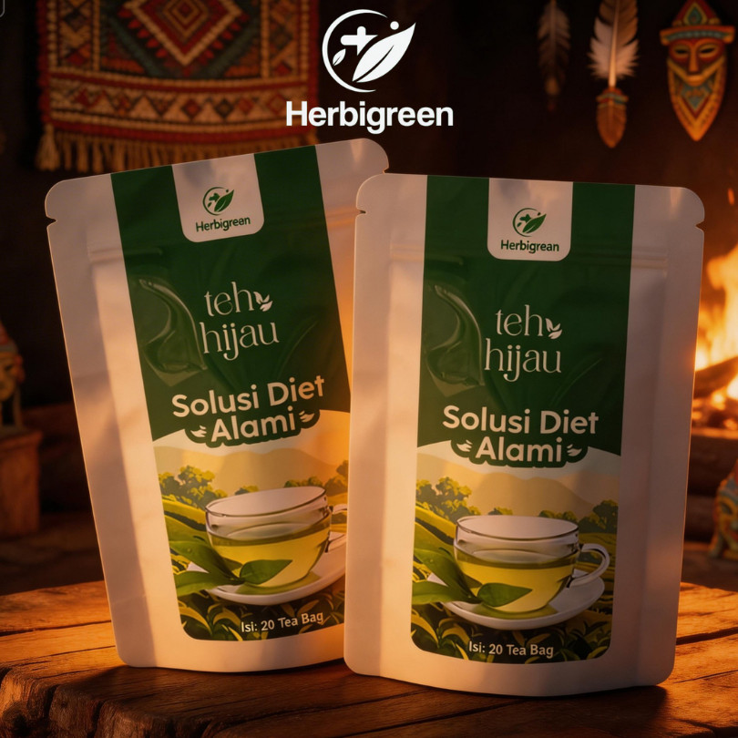HERBIGREEN TEH HIJAU TEH DIET/ TEH DIET PELANGSING / DAILY TEA/ DIET DETOX / TEH DIET AMPUH DAMAL 1 