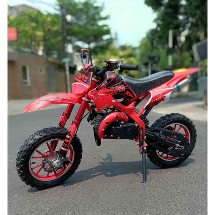 Motor Bensin Mini TRAIL Anak 49cc - Motor CROSS Anak - Motor Balap Anak - Motor Bensin Anak Terbaru 