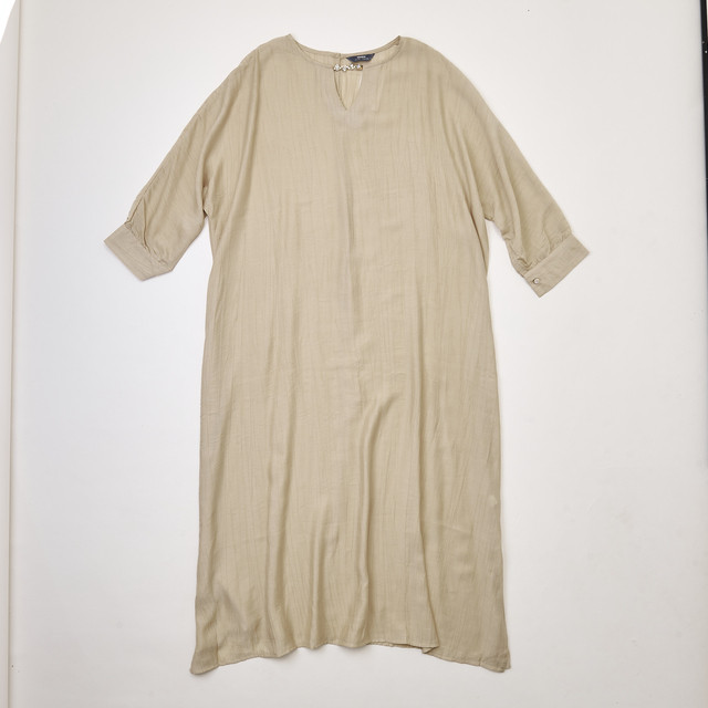 Max Fashions Baju Wanita Gold Trim Textured Kaftan