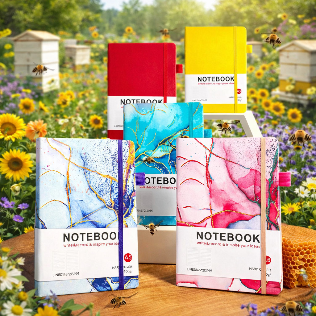 Buku Tulis Binder A5 Ring / A6 Notebook Mini Isi 100 Lembar, Cocok untuk Daily Notes