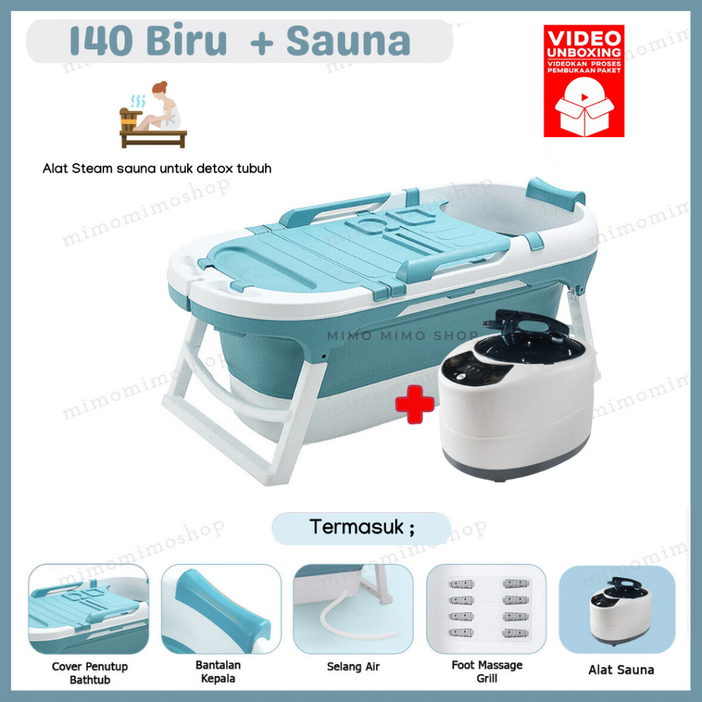 READY PORTABLE STEAM SAUNA | STEAMER  HOME BATH SPA SAUNA | ALAT STEAMER SAUNA TERMURAH
