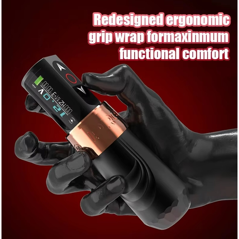 Mesin Tato Rotary Nirkabel Profesional Motor Brushless Stroke Bisa Diatur Presisi Tinggi Untuk Seni 