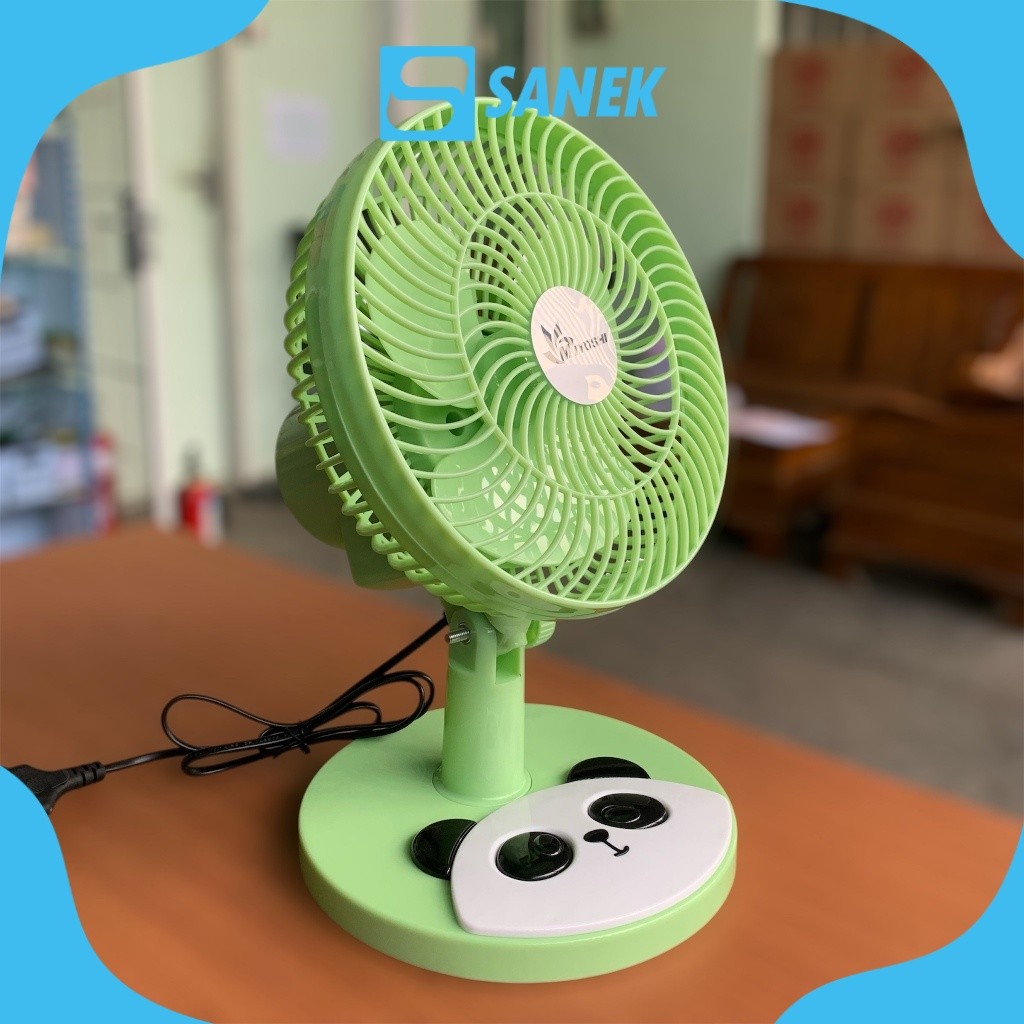 Miyoshi Kipas Angin Karakter 9" 199 Panda - Desk Fan Kipas Meja Karakter