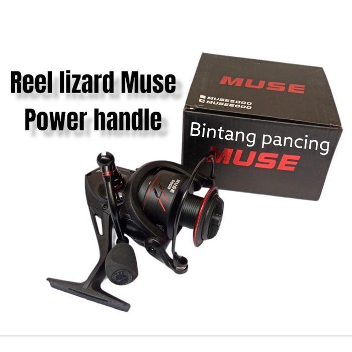 LIZARD Reel Power Handle MUSE 1000 - 6000 Reel Pancing Metal Drag Besar MUSE - MUSE 1000