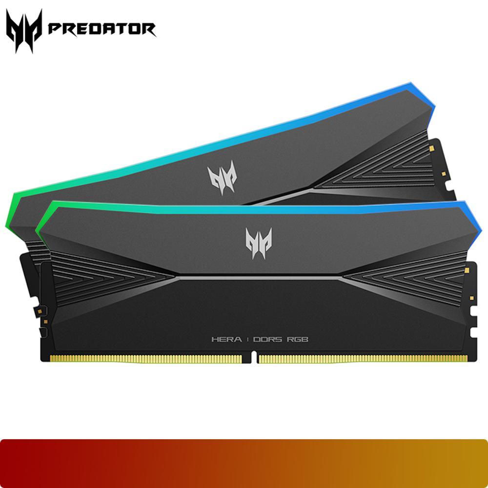 PREDATOR BL.9BWWR.587 | Hera RGB 32GB (2x16GB) DDR5 DRAM 8000MHz CL36 AMD EXPO & Intel XMP Memory Ki