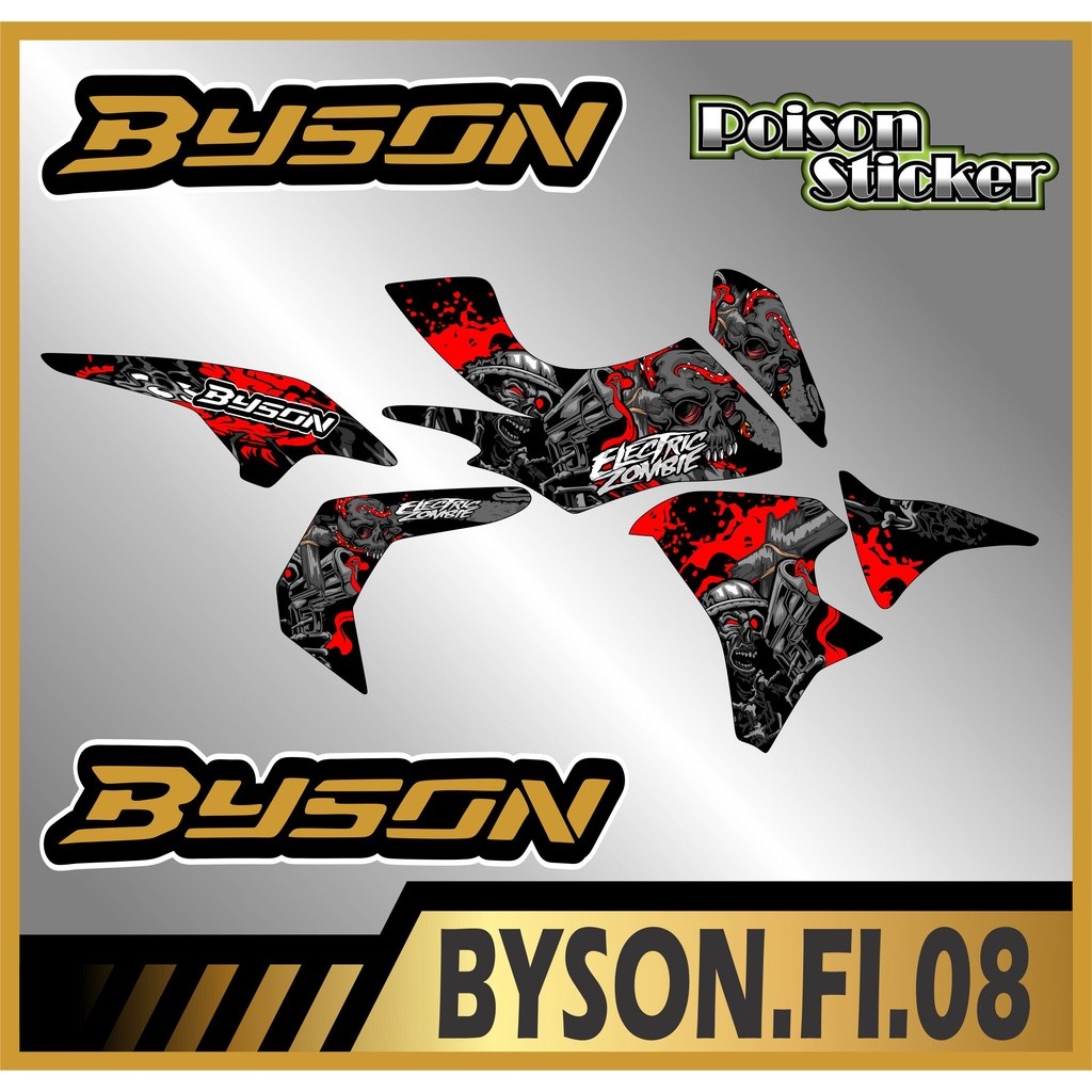 STRIPING STICKER BYSON FI STIKER BYSON FI NEW STICKER LIS LIST BYSON FI CODE 08