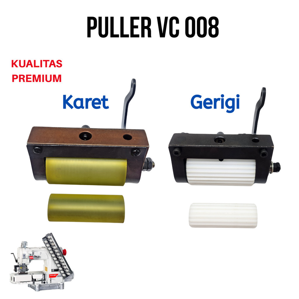 24 JAM SIRUBA VC008 Puller Set Mesin Jahit Karet SIRUBA VC 008