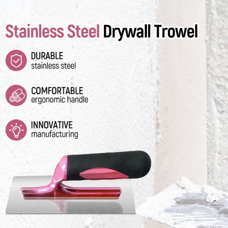 Alat Trowel  Raskam Stucco Italiano Raskam Baja Profesional Trowel Berbahan Stainless Steel