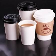 KYK PAPER CUP 16oz POLOS PAPER CUP TINGGI SEDANG + TUTUP ANEKA BENTUK PAPER CUP POLOS 16oz