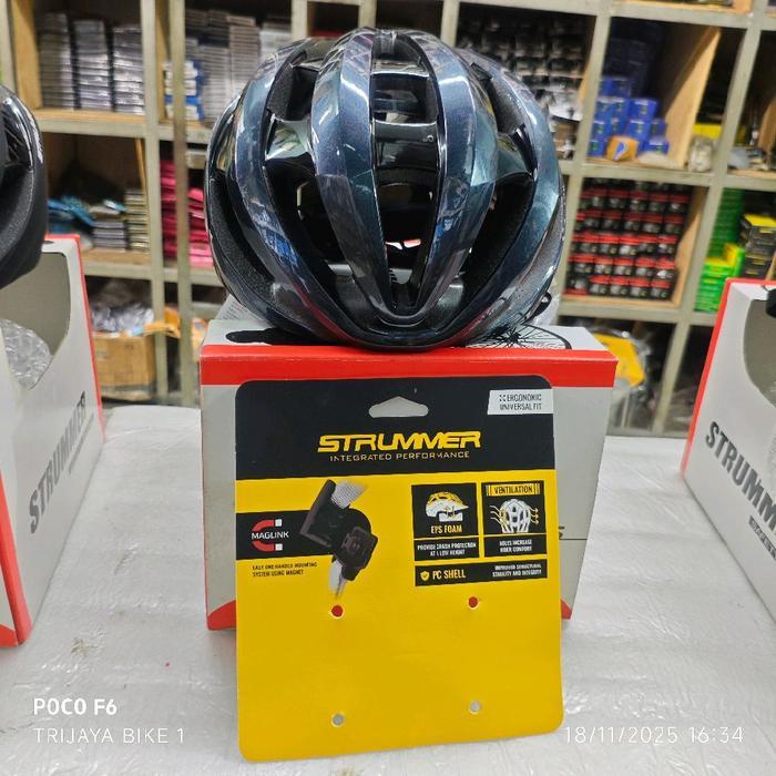 Helmet Strummer RH-8 AERO WAVE Size L 58-61 cm MAGLINK - Helm Sepeda Strummer RH8 Ukuran L 58-61cm E