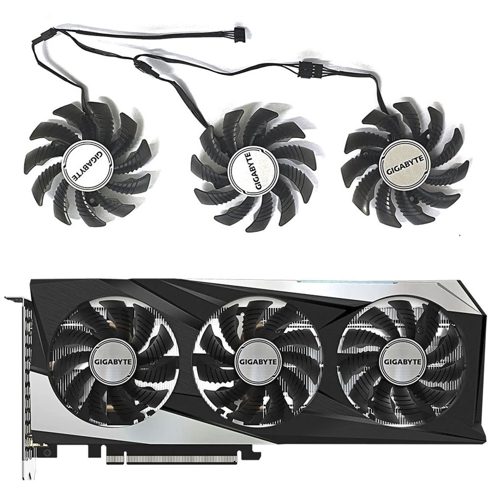 T128010SU RX6600XT 6700XT GPU fans for GIGABYTE GeForce RTX 3060 Ti 3070Ti RTX3070Ti RTX3070 gaming 